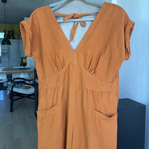 Loft Linen blend Jumpsuit sizeS - Picture 6 of 15